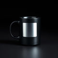 Matte Black Chrome Mug