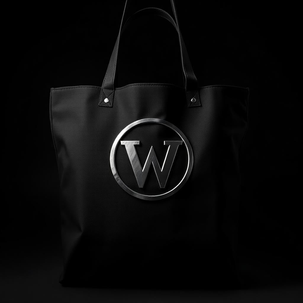Chrome Emblem Tote Bag